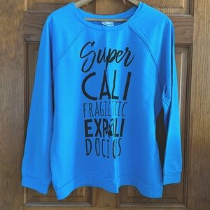 NWOT - Disney Parks - Mary Poppins sweatshirt. Size XL